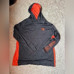 Oregon State Gray and Orange Hoodie